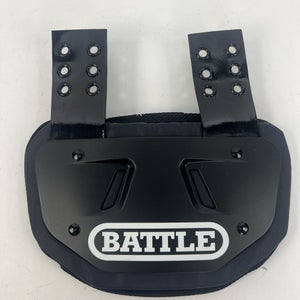 Battle Youth Football Protective Back Plate Black New