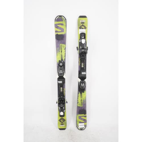 Salomon Q Max Jr. Kids Skis with Bindings - 100 cm Used