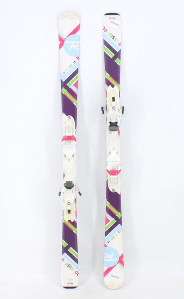 Rossignol Fun Girl Kids Skis with Bindings - 140 cm Used