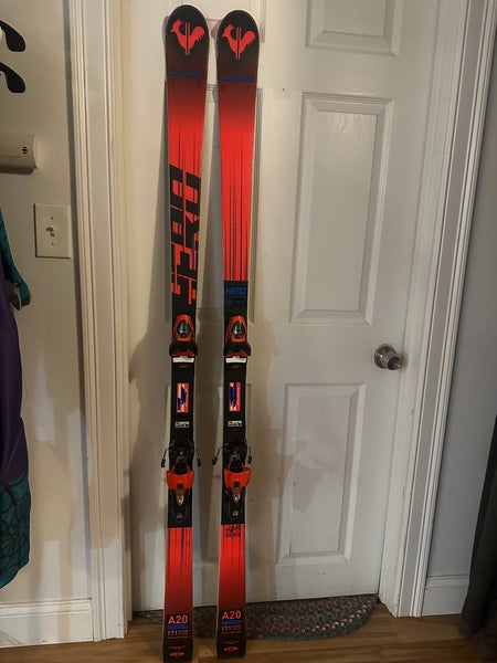 Rossignol Hero Athlete GS 171 cm Racing Skis With Bindings Max Din 10 (Used)