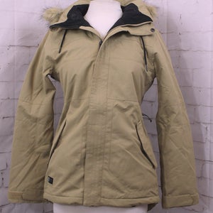 Volcom Fawn Insulated Snow Jacket, Women's Extra Large XL, Dark Khaki New