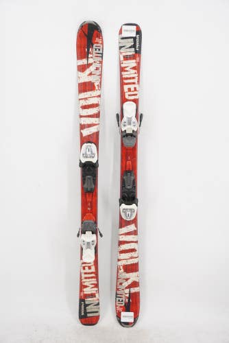 Volkl Unlimited Jr. Kids Skis with Bindings - 120 cm Used