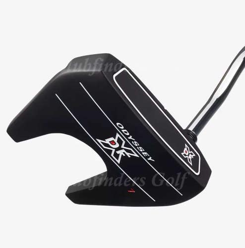 NEW Odyssey DFX #7 35" Double-Bend Mallet Putter Golf Club W/ Headcover