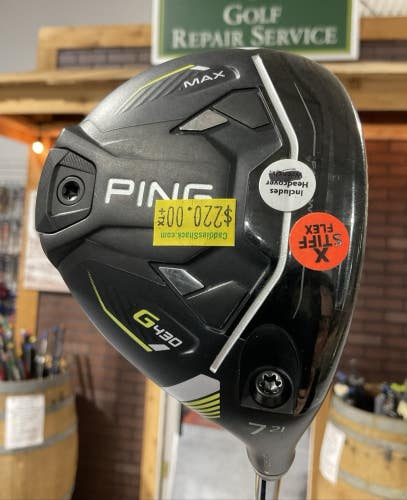 Ping G430 MAX 21 #7 Fairway Wood 41.5" TOUR 2.0 Extra Stiff Flex Graphite RH