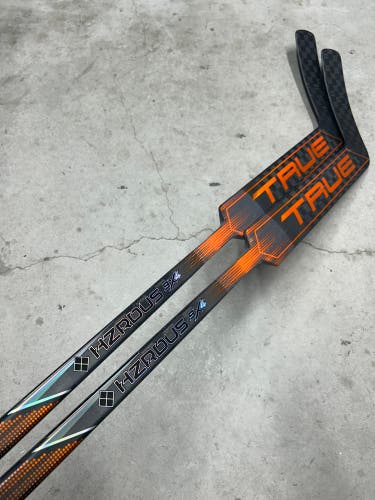 2 PACK 24.5” Paddle Senior True Hzrdus 9x4 Regular Goalie Stick NHL (New)
