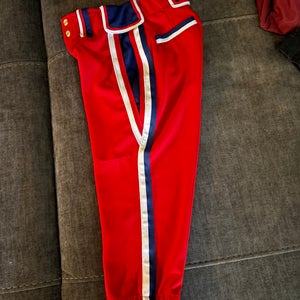 Red Women's Size 24 Boombah Game Pants (Used)