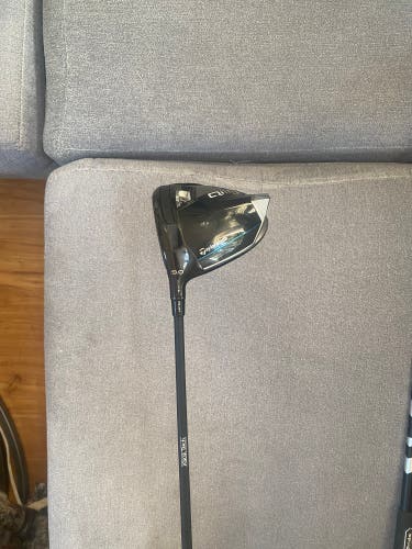 LH Men's TaylorMade Qi10 LS Driver 9 Loft - Tensei AV Blue 65 Stiff (Tags still on)