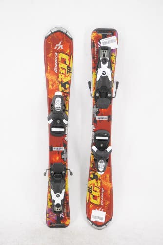 Nordica Hotrod Jr. Kids Skis with Bindings - 70 cm Used