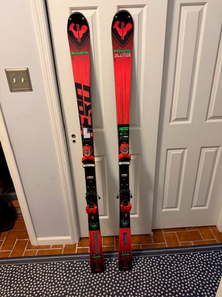 2024 Rossignol Hero Athlete SL FIS 165 CM Skis With Bindings Max Din 15 (Used)