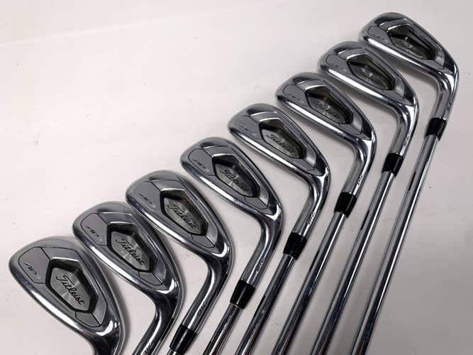 Titleist 718 AP3 Iron Set 4-PW+GW Project X LZ 6.0 Stiff Steel Mens RH