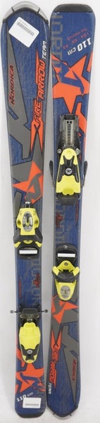 Nordica Fire Arrow Team Kids Skis with Bindings - 110 cm Used
