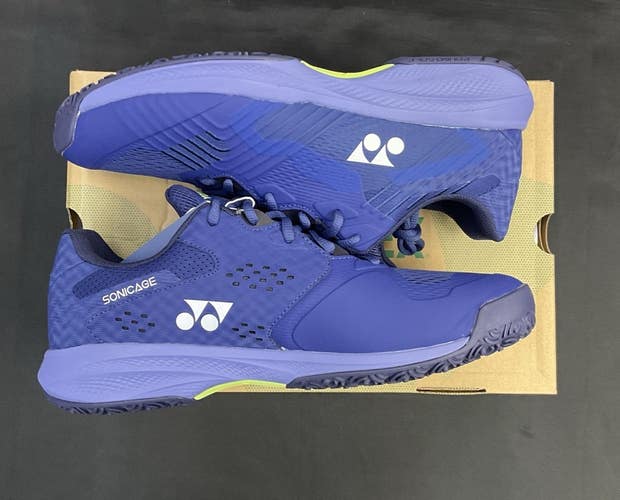 Yonex Sonicage Tennis Clay Court Shoes (Blue) Mens Sz 8.5