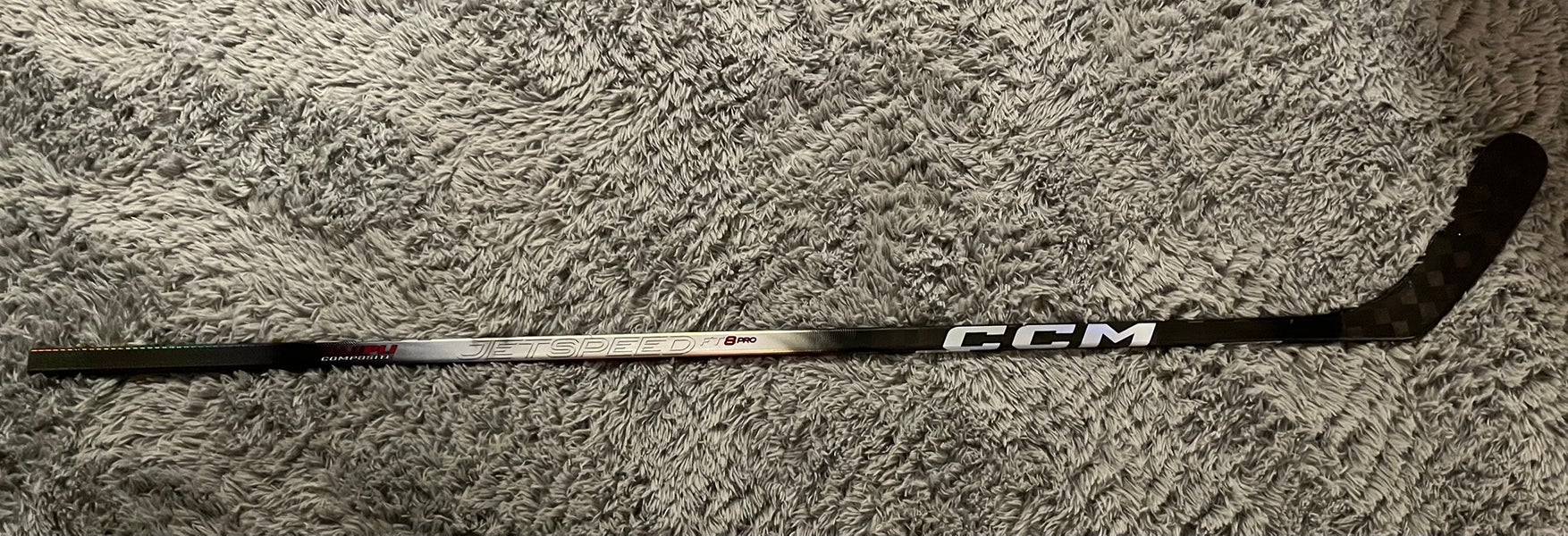 Senior CCM JetSpeed FT8 Pro Left Hand Hockey Stick P28 85 Flex Pro Stock (Used)