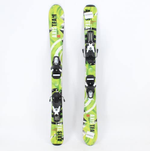 Axis Team Synflex Kids Skis with Bindings - 90 cm Used