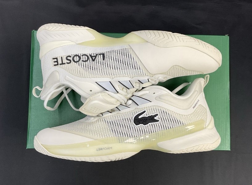 Lacoste Mens AG-LT23 Ultra 225 3 SMA (Off White) Sz 9