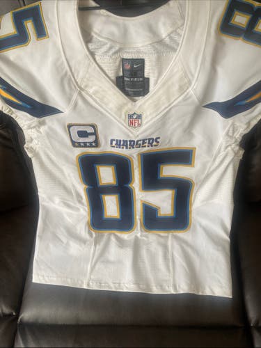 Autographed signed jersey from Antonio Gates. Game worn