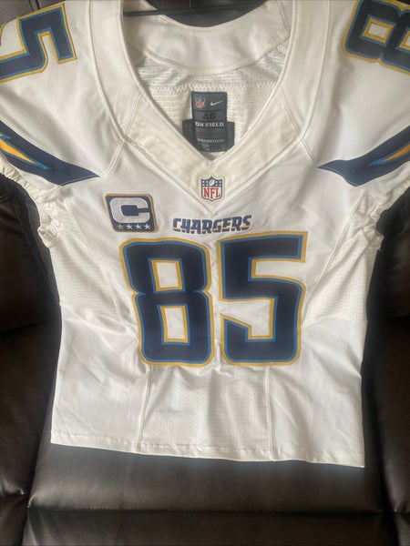 Autographed signed jersey from Antonio Gates. Game worn