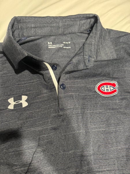 Montreal Canadiens Large Adult Unisex Under Armour Polo