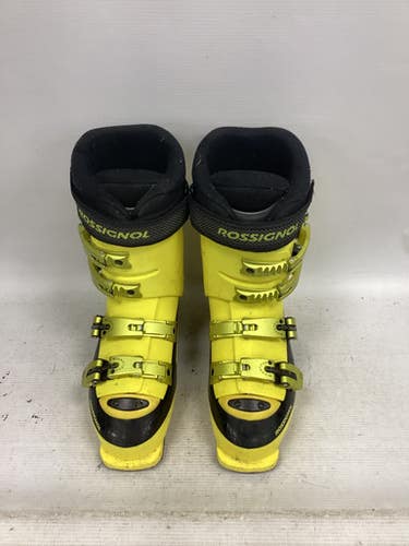 Used Rossignol COMP PRO Womens DH Ski Boot Yellow 255 MP - M07.5 - W08.5 11851-S000040108