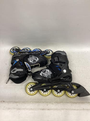 Used Bladerunner PHOENIX Junior Rec Fitness Skates Black Adjustable 11851-S000040095