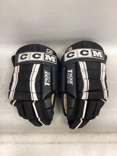 Used CCM TACKS 492 Senior Gloves Black 15" 11851-S000040092