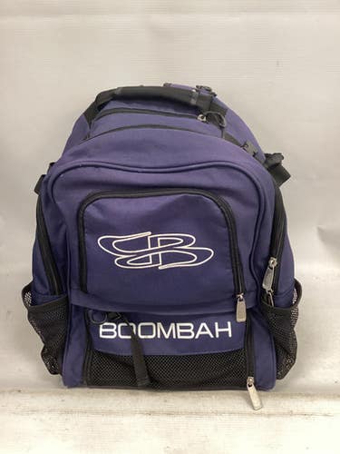 Used BoomBah BASEBALL/SOFTBALL BACKPACK BB/SB Player Backpack Navy Blue 11851-S000040081