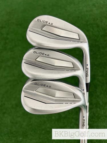 Ping Glide 4.0 Chrome 3 Wedge Set (52, 56, & 60 Degrees)