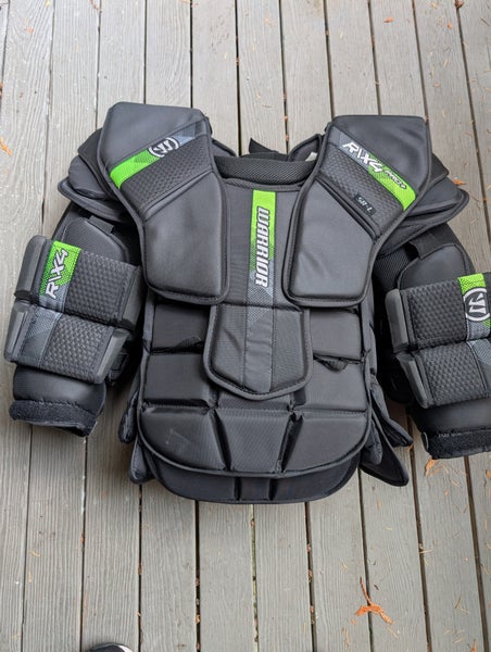 Barely used Warrior Ritual G4 Pro + Goalie Chest Protector