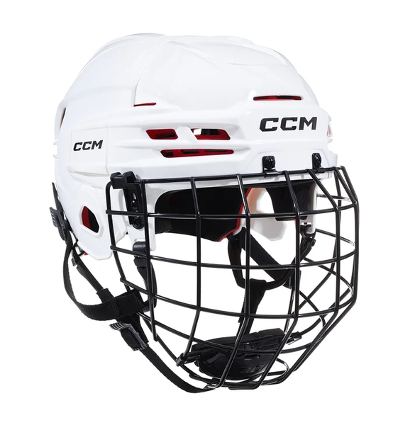 CCM New Youth White Helmet