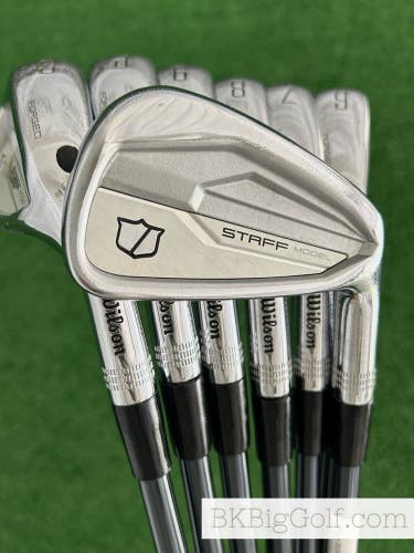 Wilson Staff Model CB Forged 25 Iron Set 5-G / Recoil 65 A Flex Senior Graphite