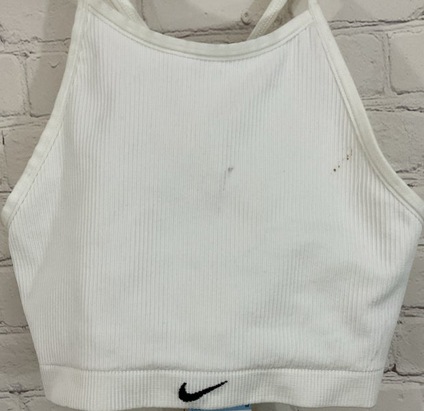Nike Dri Fit Womens Medium Strapped Sports Bra Move To Zero Sustainable Material