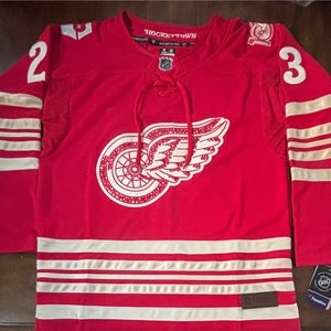 Detroit Red Wings Lucas Raymond #23 100 Year Centennial Jersey Adult Medium(50)