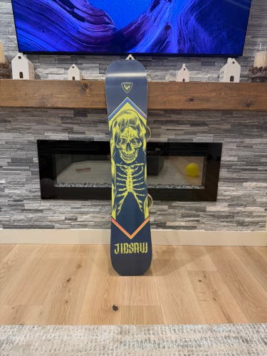 Men's Rossignol Jibsaw heavy duty Snowboard Freestyle With Bindings Medium Flex True Twin 157 cm (Ne