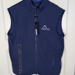 Greyson Men's Algonquin Golf Vest Maltese Size: L New Mount Yale Logo