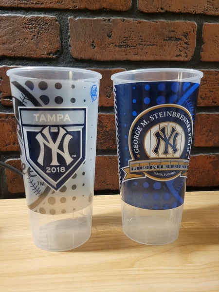 Pair of Tampa Yankees MiLB 2018 Souvenir Drink Cups