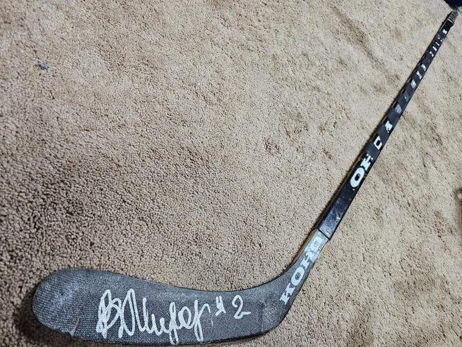 BORIS MIRONOV 03'04 Signed New York Rangers NHL Game Used Hockey Stick coa