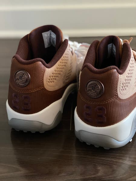 Size 12 - Happy Life Wood x Air Jordan 9 Golf Low Woodgrain  display picture 3
