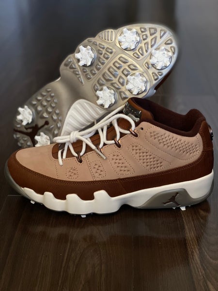 Size 12 - Happy Life Wood x Air Jordan 9 Golf Low Woodgrain *NEW