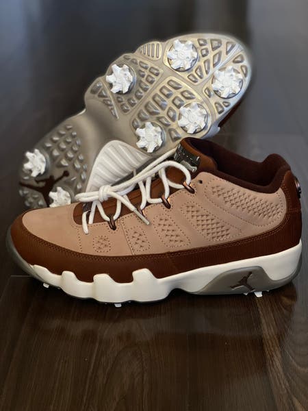 Size 12 - Happy Life Wood x Air Jordan 9 Golf Low Woodgrain  display picture 1