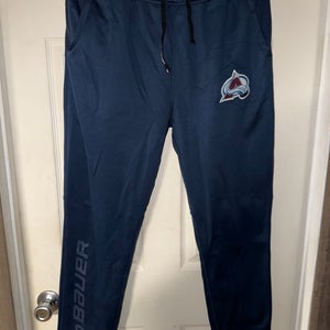 Men's Medium Navy Bauer Warm Up Suit (Used)