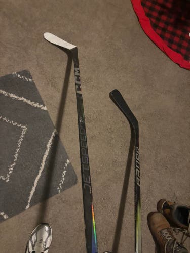 Intermediate CCM Jetspeed FT7 Pro Left Hand Hockey Stick P28 65 Flex (Used)