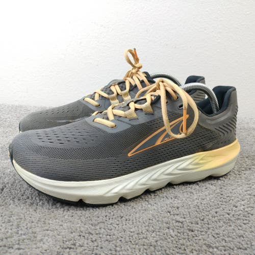 Altra Running Shoes Womens Size 11  Sneakers Provision 7 Gray Orange Low Top