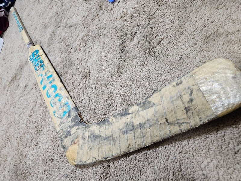 ARTURS IRBE Early to Mid 90's Signed San Jose Sharks NHL Game Used Hockey Stick