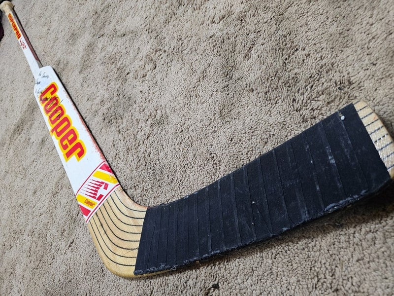 ANDREI TREFILOV 93'94 Signed Rookie Calgary Flames NHL Game Used Hockey Stick