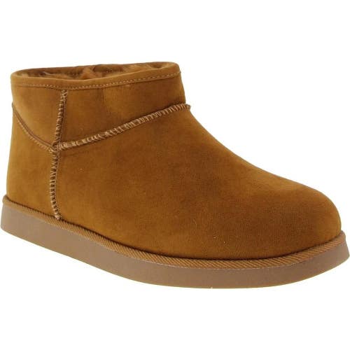 Juicy Couture Kiona Bootie Girls US 6Y Brown Slip-On Winter Ankle Boots TZP497