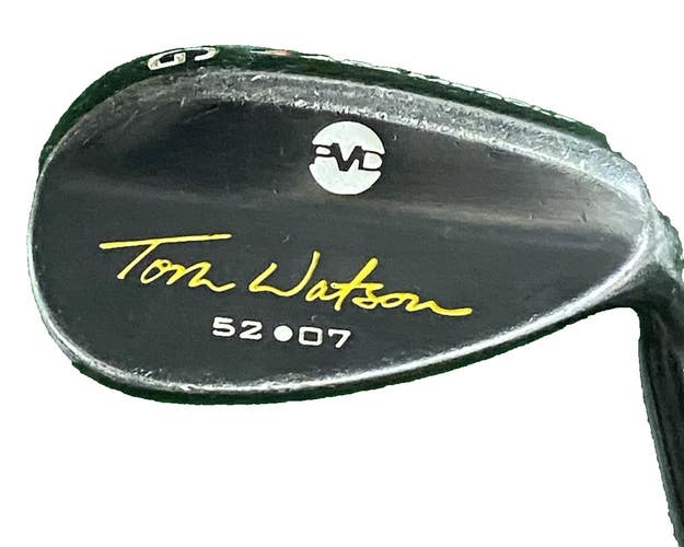 Adams PVD Gap Wedge 52*07 Tom Watson RH Performance Lite Stiff Steel 35 New Grip