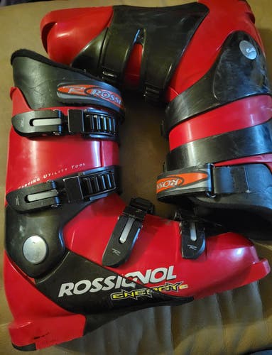 Ski Boots Mondo Size 27.5 Men's size 9.5 Rossignol Energy Red Black