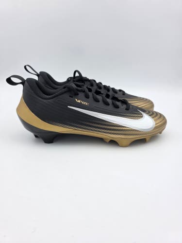 Nike Vapor Speed 3 'Black Metallic Gold' Football Cleats Men's Size 8