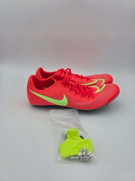 Nike Zoom Ja Fly 4 'Bright Crimson Barley Volt' Track Shoes Mens Size 9