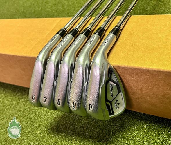 Used RH Callaway APEX Forged '16/CF16 Irons 6-PW 95g S300 Stiff Steel Golf Set